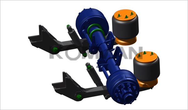 掛車空氣懸架平臺(tái)(半掛車、中置軸車輛運(yùn)輸車)